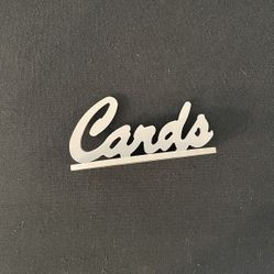 Card Box Sign