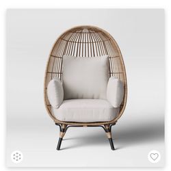 New In The Box - Oversize Egg Rattan Chair from Pillowfort~Target 