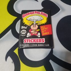1986 Sealed Pack Garbage Pail Kids 5th Series