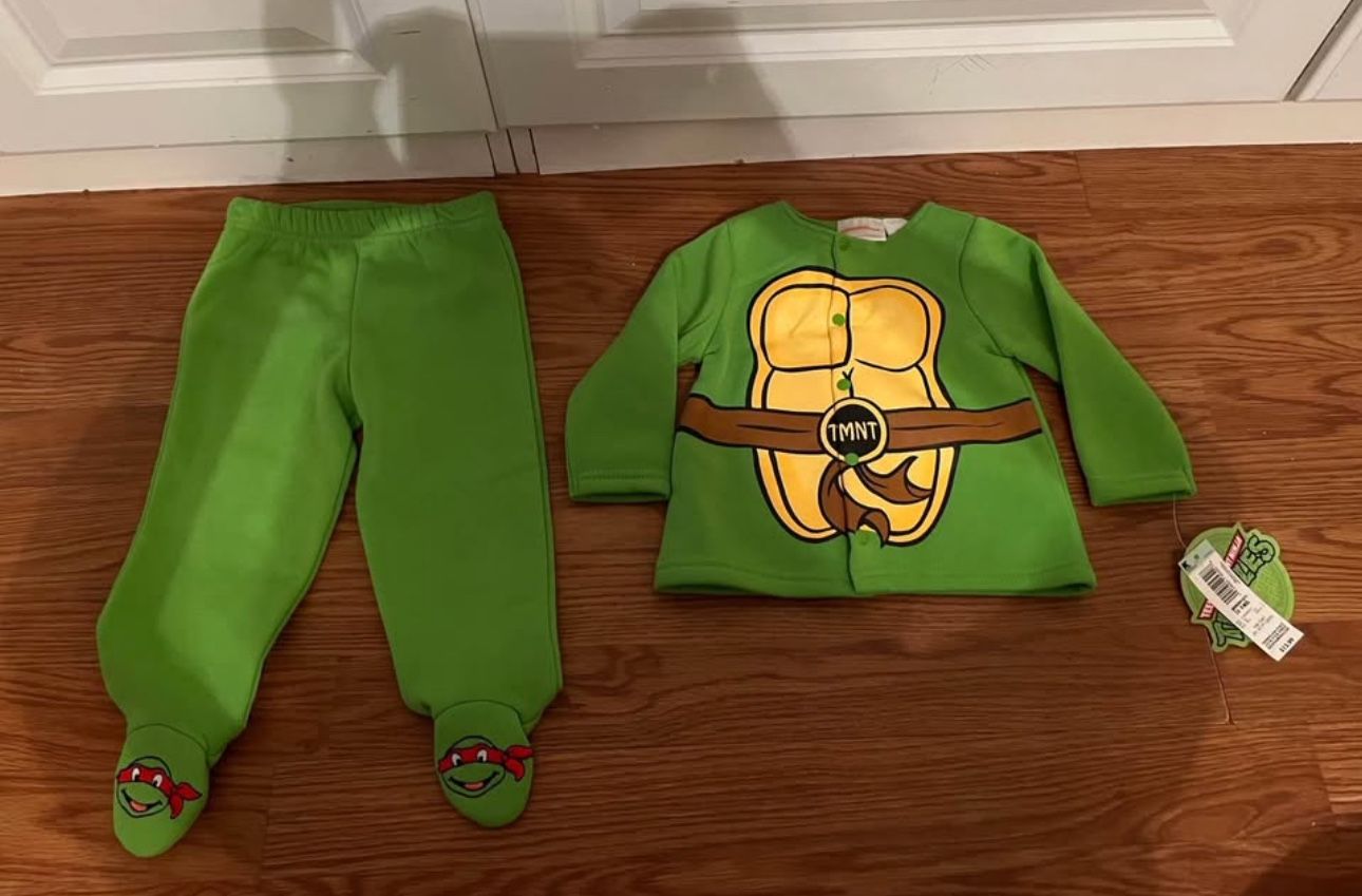 Baby Ninja Turtles Halloween costume 6-9months brand new