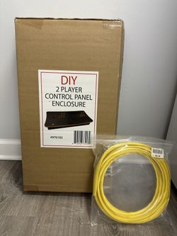 2-Player Desktop Arcade Control Fight Deck New In Box with Yellow T-Molding - New