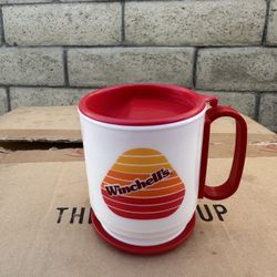 Vintage Winchell's Donuts Plastic Coffee Mug 