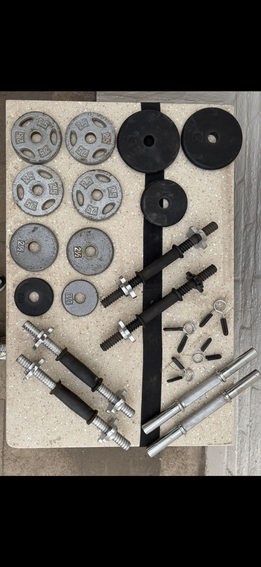 Weight And Handles And Clips