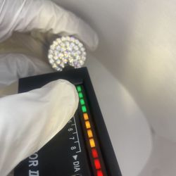 1 Of 1, White Gold Moissanite Diamond Ring