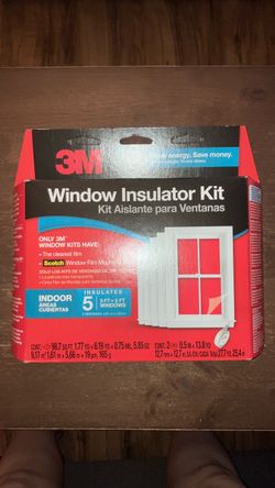 3M Indoor Window Insulator Kit – 5 Windows