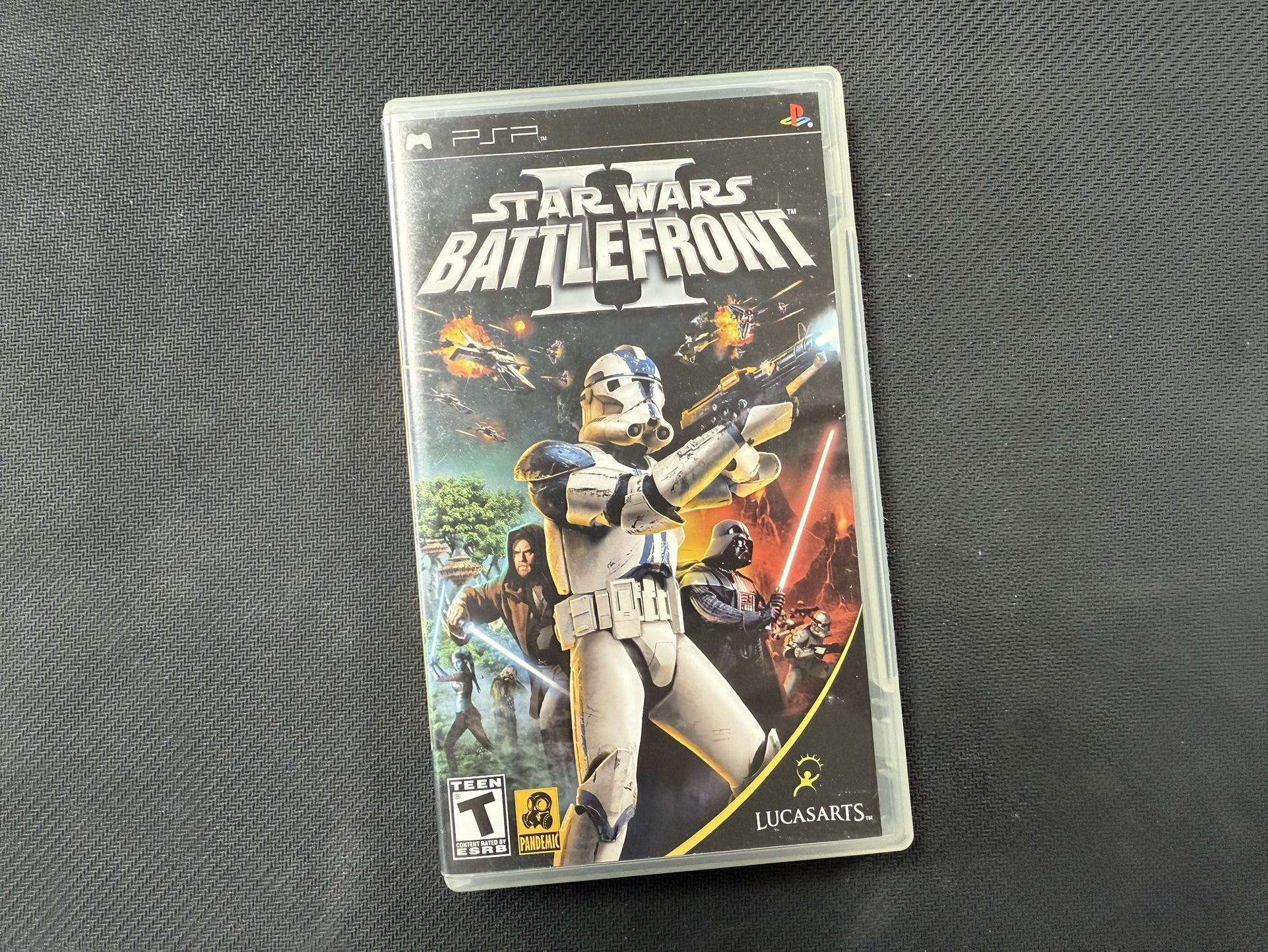Star Wars: Battlefront II (Sony PSP, 2005) Complete w/Manual Black Label