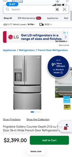 Brand new Frigidaire