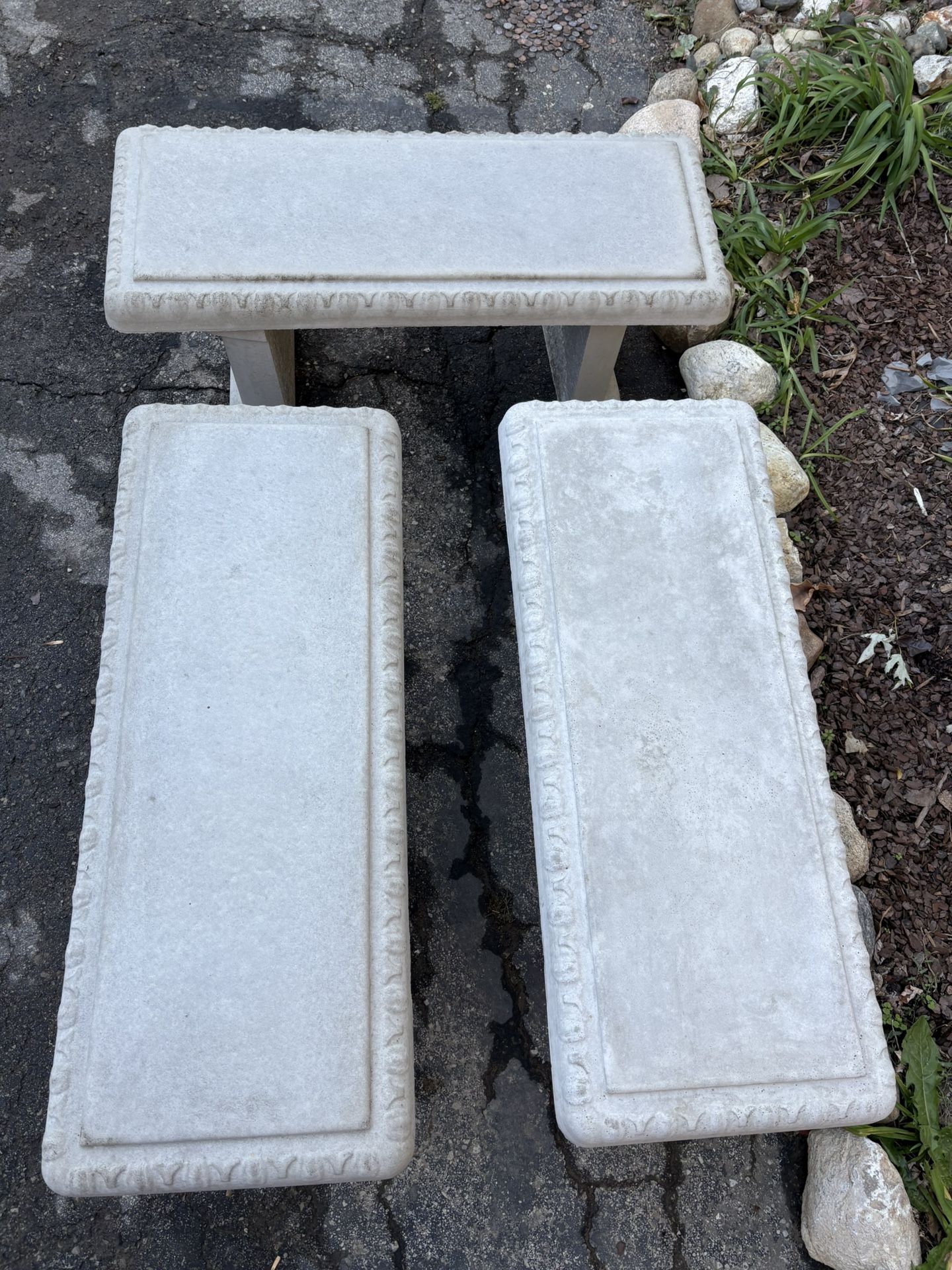 Tiger Lilly Concrete Benches