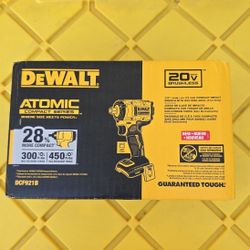 DEWALT
ATOMIC 20V MAX Cordless Brushless 1/2 in. Variable Speed Impact Wrench (Tool Only)