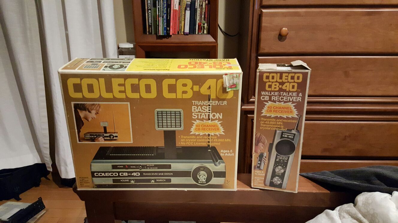 CB station and receiver. COLECO CB-40