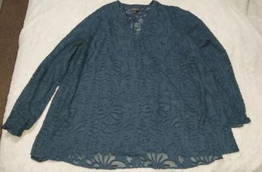 lane bryant size 20 shirt green
