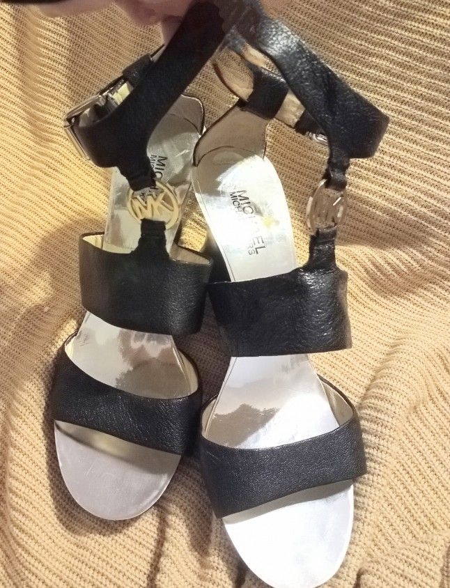 Michael Kors Black Heels with Modern Elegance