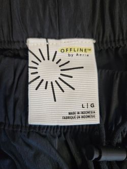 Offline by Aerie Black Pants Size Large