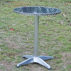 Commercial Stainless Steel Table 23.75in Round – Halloween Party, Patio Dining