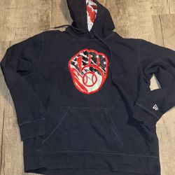 Milwaukee Brewers Hoodie Baseball Sz XXL Sweatshirt Sweater