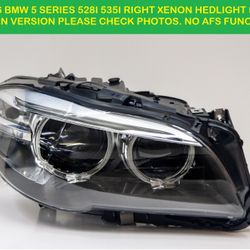 2014-2016 Bmw 528i 535i F10 F18 Hid Headlight Brand New No AFS