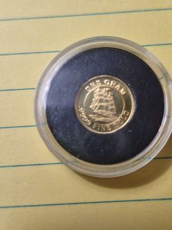 1 Gram .9999 Fine Gold Coin in Capsule