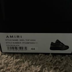 Amiri Shoes