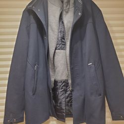 ZARA Men's Hybrid Down Coat ( Size XXL)