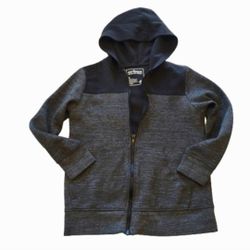 Urban Pipline Boys Gray and Black Zip Up Hoodie Size Small