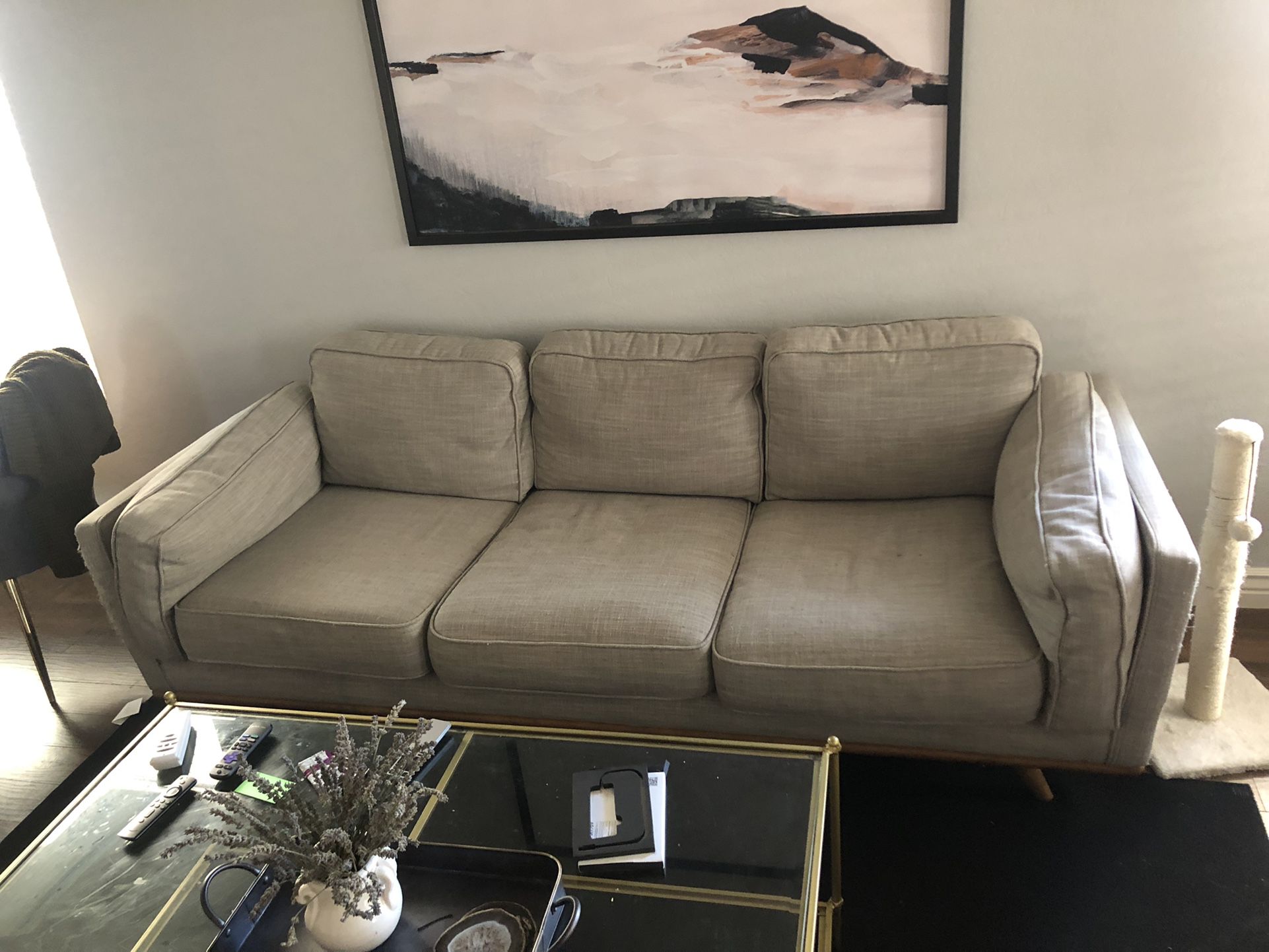 Grey Article Couch 