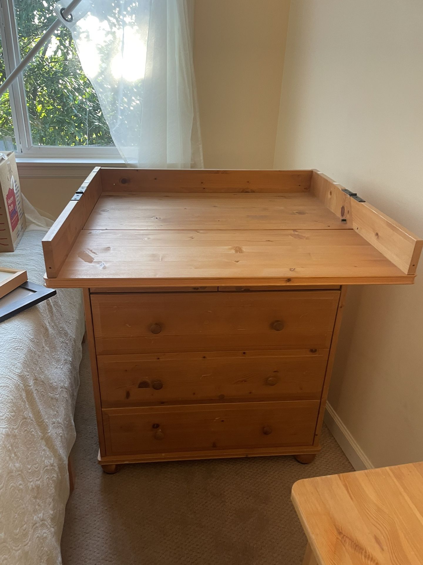 Solid Wood Dresser And Changing Table for Sale in Seattle, WA OfferUp