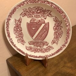 Vintage Collector Plate Beta  Sigma Phi.          Mint