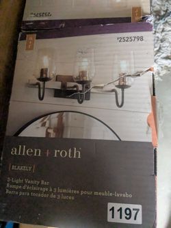 2 SETS of Allen+Roth Nice Vanity Lights For Bathroom