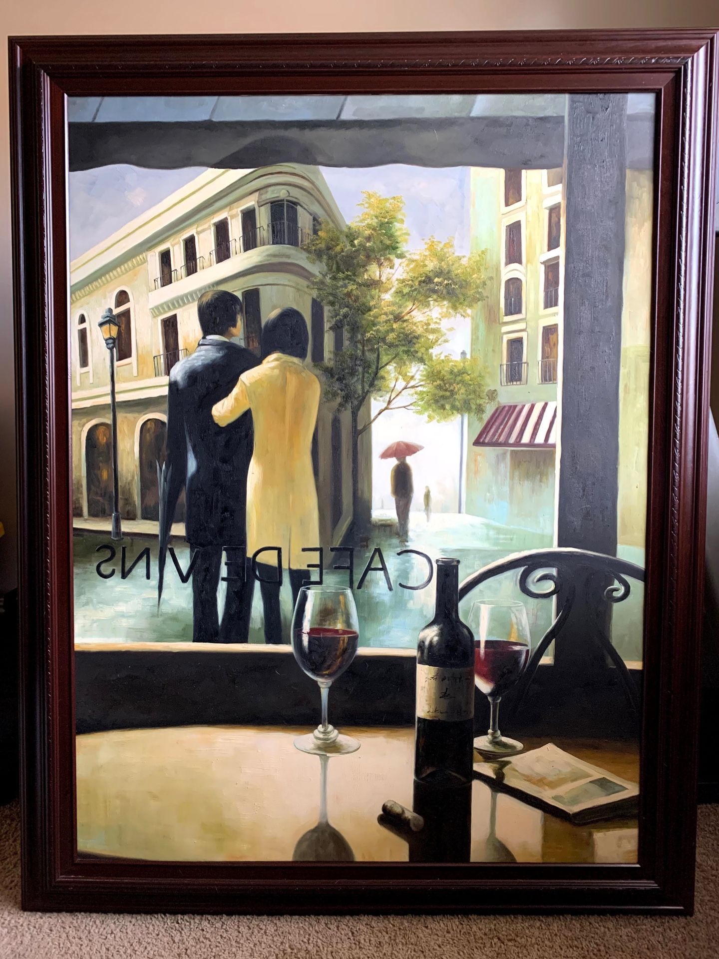 Framed Painting on Canvas