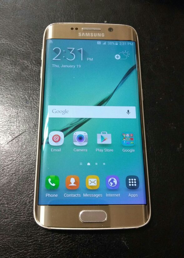 Metro pcs and T-Mobile Galaxy s6 edge Gold 32GB Clean ESN/iMEi