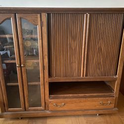 TV Armoire/Cabinet With Free 35-inch TV