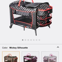 Disney Sweet Wonder Play Yard, Mickey Silhouette