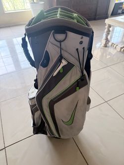 Nike Golf Cart Bag White Green