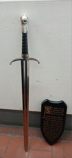 HBO Game of Thrones VALYRIAN STEEL Longclaw Sword of Jon Snow and Arya's Blade