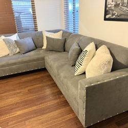  Modern Gray Sectional Couch🚚 DELIVERY AVAILABLE 🚚