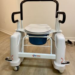 Electric Lift And Lower Portable Toilet