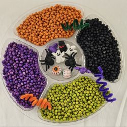 Halloween Play No Candy Needed 🤪  - Sensory Bin Fillers - Chickpeas 