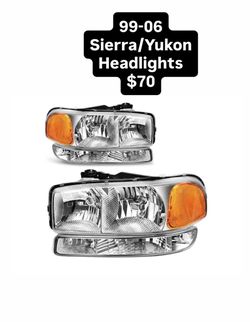 99-06 Sierra/Yukon Headlights $70
