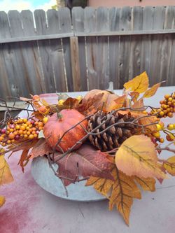 Beautiful Fall center piece farmhouse decor home decor