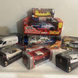 LOT OF 6 Die-Cast And 2 Race Car All New 