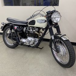 1966 Triumph Bonneville TT120 Motorcycle 
