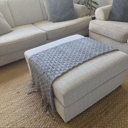 Ashley Modern Fabric Ottoman