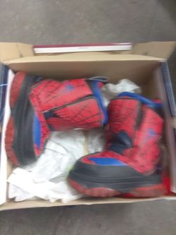 Spiderman lightup boots