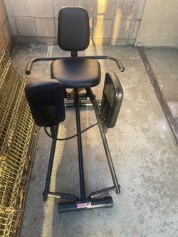 Hip Abductor Machine for Home Gym,Glute & Thigh Exercise Equipmen for Women,Leg Workout Equipment with 3 Resistance Levels, 220lbs Capacity,Leg Abduct