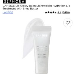 New Laneige Lip Glowy Balm Milky Glow