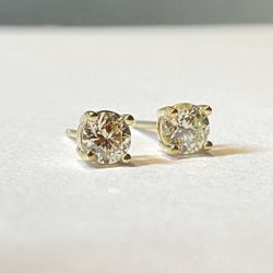 .87 Ct VVS Diamond Earrings 