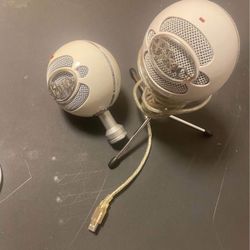 2 Blue Snowball USB Mic
