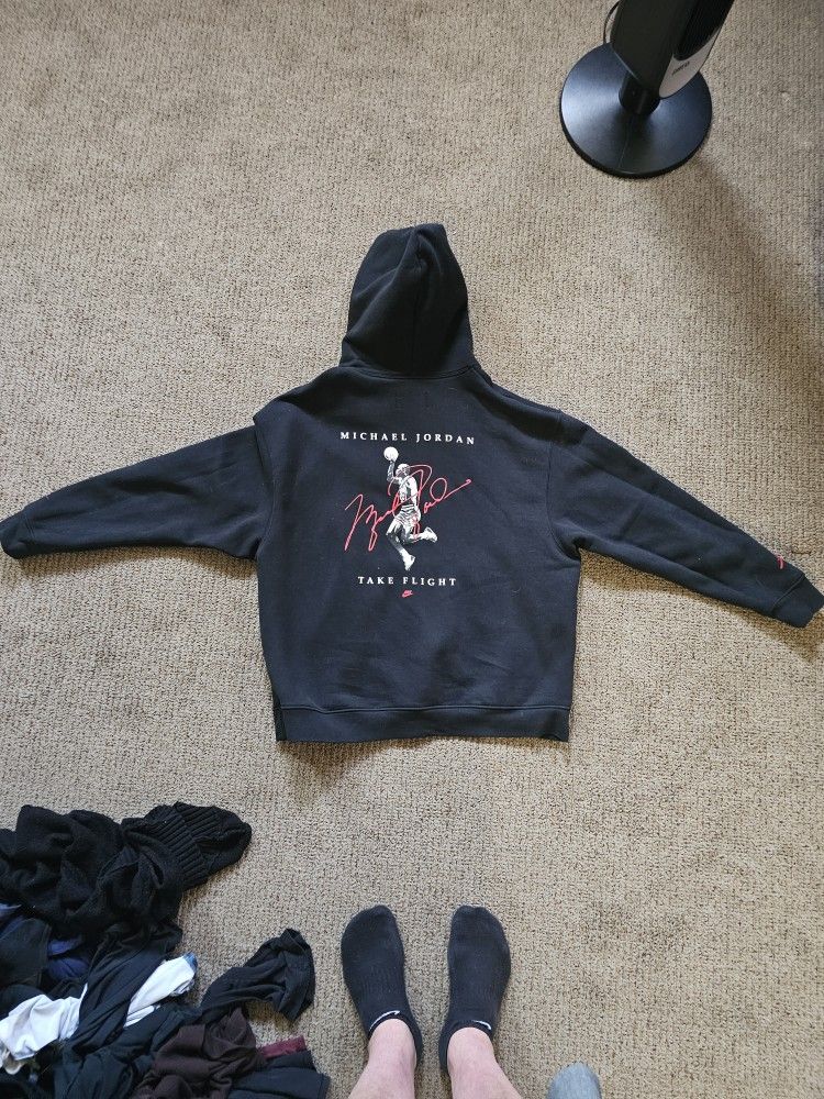 Jordan Sweatshirt Black worn once clean 2XL