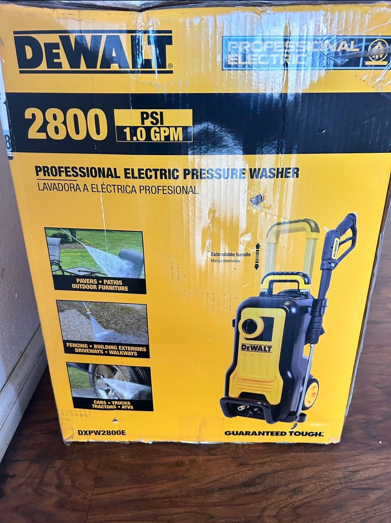 DEWALT 2800 PSI 1.0 GPM Cold Water Electric Pressure Washer w/ Axial Pump