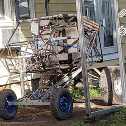 Enormous Go-Kart With 20 Horsepower Working Engine